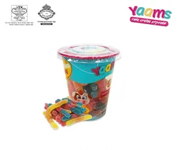 כוס גומי 150 גרם נחש צבעוני