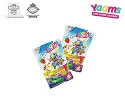 לקקן מכונית עם סוכריות קופצות 10 גרם תות