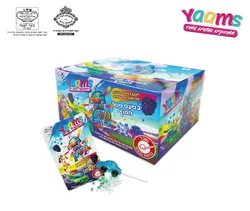 לקקן מכונית עם סוכריות קופצות 10 גרם פטל
