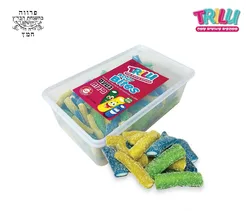 לקריץ חתוך מסוכר צבעוני פירות 1 ק"ג