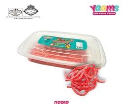 ממתק ספגטי חמוץ בקופסה תות 450 גרם