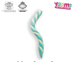 מקלות מרשמלו 15 גרם בשקית 18 יח' כחול-לבן תות-וניל