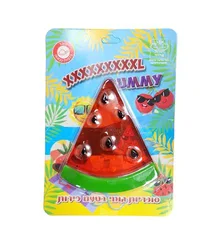 גומי בליסטר אבטיח ענק בטעם פירות 100 גרם - 18 יח'
