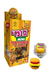 סוכריית גומי מיני המבורגר 10 גרם - 80 יח'
