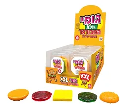 סוכריית גומי המבורגר גדול 50 גרם - 12 יח'