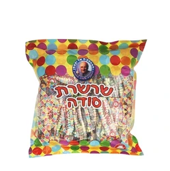 שרשרת סוכריות סודה דחוסות בטעמי פירות 1.7 ק"ג