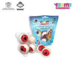 כדורי גומי עיניים 80 גרם 8 יח' בשקית