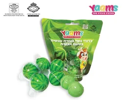 כדורי גומי אבטיח 80 גרם 8 יח' בשקית